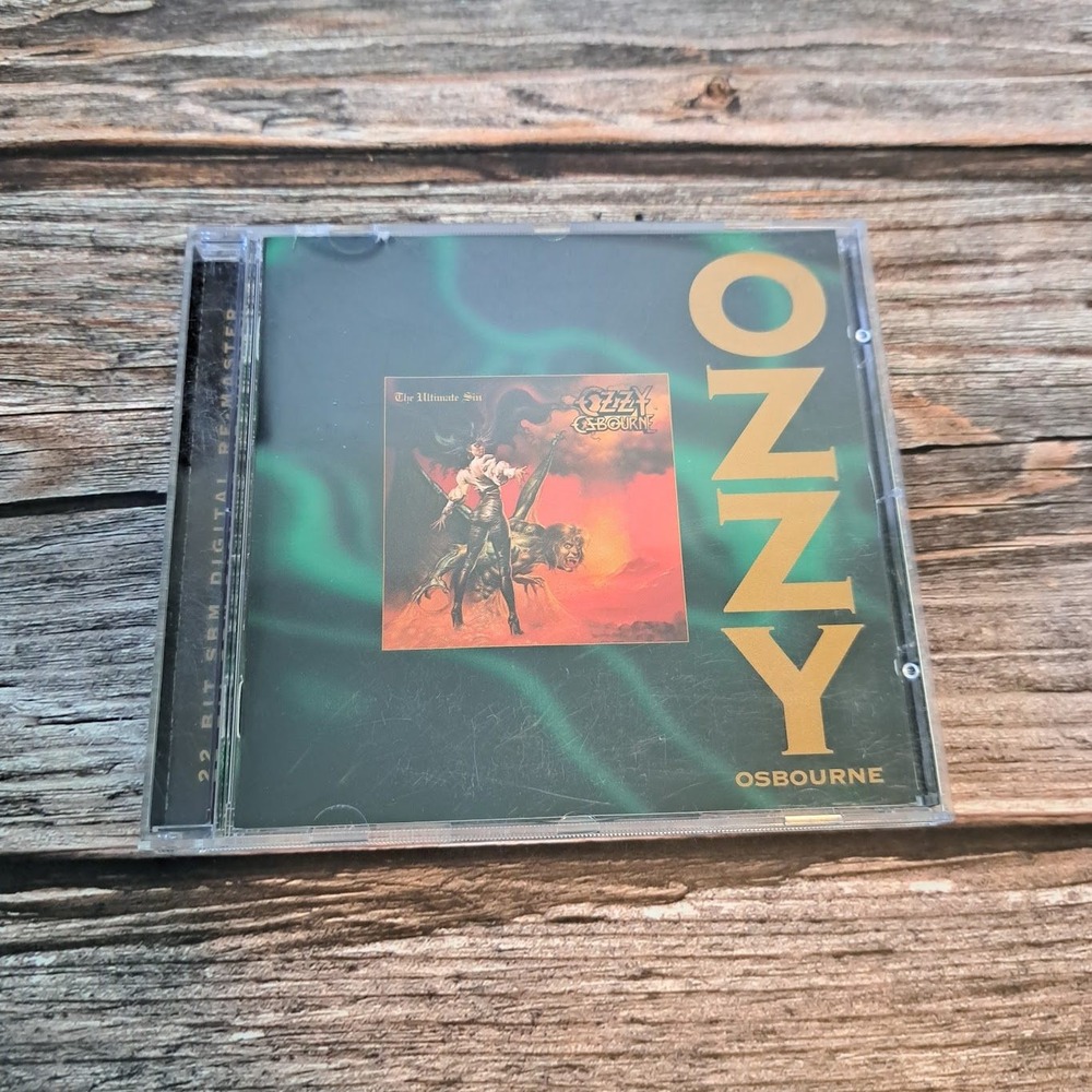 Ozzy Osbourne The Ultimate Sin CD 22-Bit SBM Digital Re-Master 1995 Epic